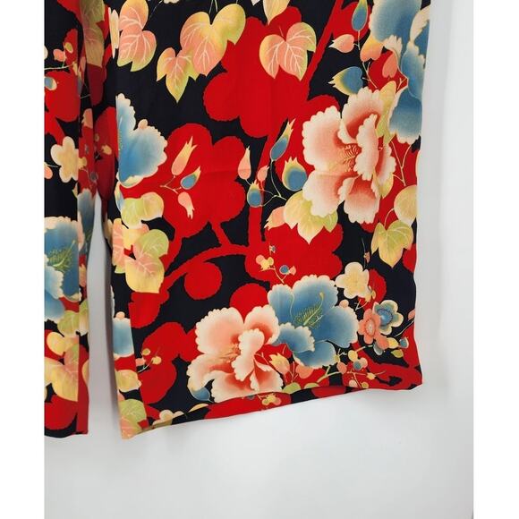 New NWT Ann Taylor Loft Floral Wide Leg Casual Office Pants Size 8 - Picture 6 of 8